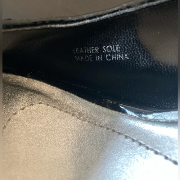 Tahari Leather Sequin Platform Heels - Picture 14 of 15